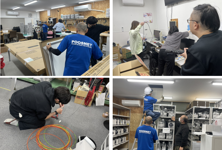 レイアウト作業中